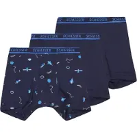 Schiesser Sous-vêtements bleu marine / turquoise / blanc