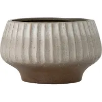 Bloomingville Pot De Fleurs Assie | Gris | Grès | 82056969