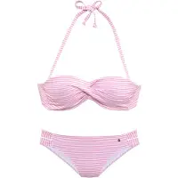 s.Oliver Bikini rose clair / blanc