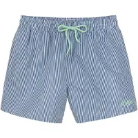 Buffalo Shorts de bain bleu / vert / blanc