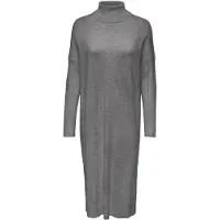 ONLY Robes en maille 'LEVA' gris chiné