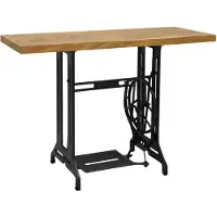 vidaXL Table console avec machine à coudre 110x40x75 cm