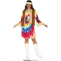 Guirca Hippie Woman Costume Multicolore S