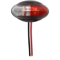 Pricenet Feu de gabarit 10-30V rouge/blanc 60x34mm LED sous blister