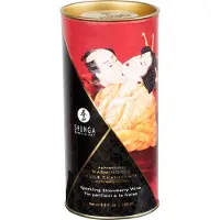 Shunga Huile De Massage Chauffante 100 ml Fraise