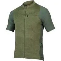 Endura Gv500 Reiver Short Sleeve Jersey Vert L Homme