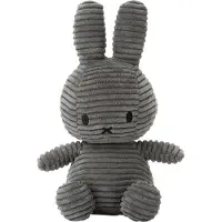 Bon Ton Toys Peluche - 23 cm - Miffy ECO Corduroy - Grey - - UneTaille - Peluche