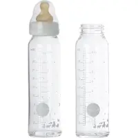 Hevea Biberon - 240 ml - 2 Pack - Blanc/Verre - - UneTaille - Biberon