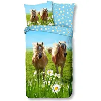 Good Morning Housse de couette pour enfants Horses 140x200/220 cm