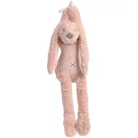 Happy horse Doudou musical lapin Richie vieux rose - Peluche cadeau bébé