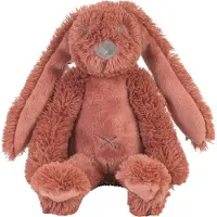Happy horse Doudou lapin Richie brun rouille 28cm - Peluche bébé