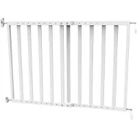 Noma Barrière de sécurité extensible 63,5-106 cm Bois Blanc 94153