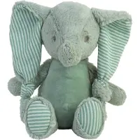 Happy horse Doudou Eléphant Eddy No. 2 - Vert - 34cm - Cadeau pour bébé