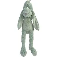 Happy horse Doudou musical lapin Richie vert - cadeau apaisant pour bébé