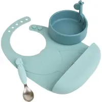 Done by Deer Set de Vaisselle - Silicone - 3 Parties - Peekaboo - - UneTaille - Set de Vaisselle