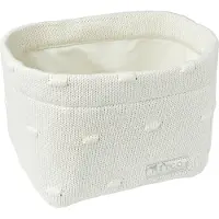 Meyco Wickeltichkörbchen small Knots offwhite