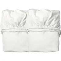 Leander Drap de Lit Extensible - 2 Pack - 60x140 - Snow - - UneTaille - Couverture