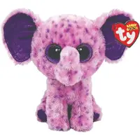 TY 36386 Peluche Beanie Boos - Eve l'éléphant, 15 cm