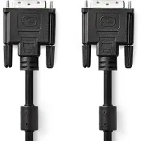 S-Conn Câble de connexion DVI DVI-D mâle 24+1 (1.50 m), Câble vidéo, Noir