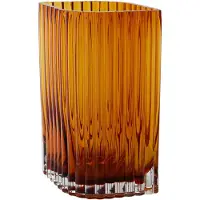 AYTM Folium Vase Amber | Small