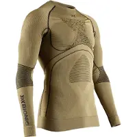 X-Bionic - T-shirt technique à manches longues - Radiactor 4.0 Round Neck LS M Gold/Black - Taille S - Or