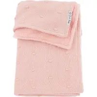 Meyco Baby Mini Knots Teddy 75x100 Cm Minicrib Blanket Rose Enfants