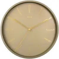 Karlsson - Horloge murale Belle Numéros - Vert mousse
