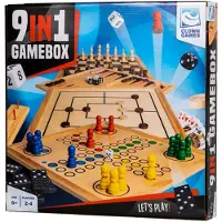 Clown Games Set de jeux en bois 9 en 1