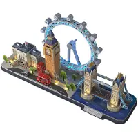 Cubic Puzzle 3D à LED London 186 pcs