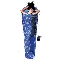 Cocoon Cotton Mummy Liner Bleu 241 x 90-56 cm