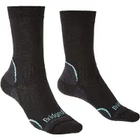 Bridgedale Chaussettes Bridgedale Femme Hike Lightweight Coolmax Performance Boot Graphite Mint-L