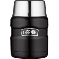 Thermos King, Lunch box, Noir