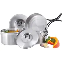 Tatonka Cookset Regular Camping Pot-Pan-Set d'ustensiles de cuisine