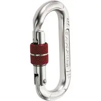C.A.M.P. Mousqueton Oval Compact Lock, poli, taille unique