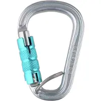Edelrid Hms Bruce Steel Triple Fg Snap Hook Argenté