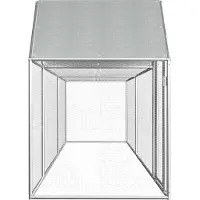 vidaXL Poulailler 5x1x1,5 m Acier galvanisé