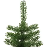 vidaXL Sapin de Noël artificiel mince avec support 240 cm PE