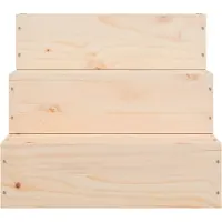 vidaXL Escalier pour animaux domestiques 40x37,5x35 cm Pin massif