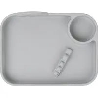 Done by Deer Friends Compartment Deer Plate Gris 0 Months
