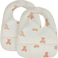 Jollein Bavoir Jollein Waterproof Teddy Bear (2-Pack)
