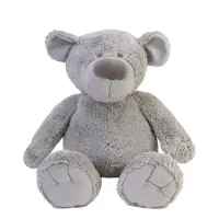 Happy horse Ours en peluche Brice gris 40 cm - Ours en peluche doux