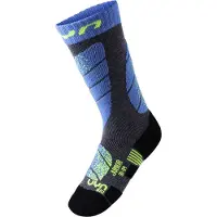 UYN Chaussettes de Ski UYN Enfant Medium Grey Melange Turquoise-Pointure 31 - 34