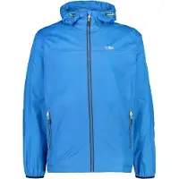 CMP Veste de pluie pour homme MAN JACKET RAIN FIX HOOD M885 CYANO S