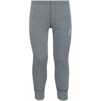 Odlo - Collant technique - BL Bottom Long Active Warm Eco Kids Steel Grey Melange en Matières Recyclées - Taille Enfant 164 cm - Gris