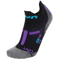 UYN Chaussettes UYN Femme Run 2In Black Puple-Taille 39 - 40