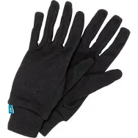 Odlo - Sous-gants en polaire - Gloves Full Finger Active Warm Eco Kids Black en Matières Recyclées - Taille Enfant XL - Noir