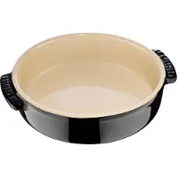 Le Creuset Plat à Tapas, Rond, 500 ml, 14 cm, Céramique, Onyx, 72102141400001