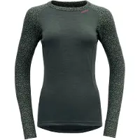 Devold of Norway - Haut thermique en laine de mérinos - Duo Active Merino 205 Shirt W Woods en Laine - Taille XS - Vert