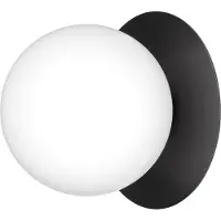Nuura Liila 1 Outdoor Applique et plafonnière Black|Opal White