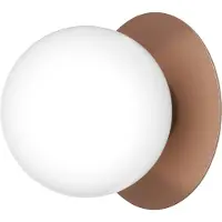 Nuura Liila 1 Outdoor Applique et plafonnière Dark Bronze|Opal White
